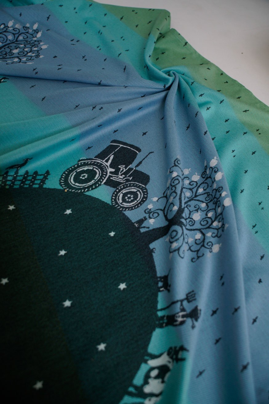 Écharpe de portage anneaux La Ferme de Jacky - KOKADI