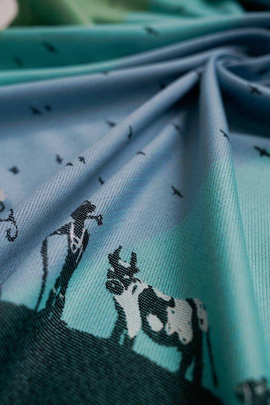 Écharpe de portage anneaux La Ferme de Jacky - KOKADI