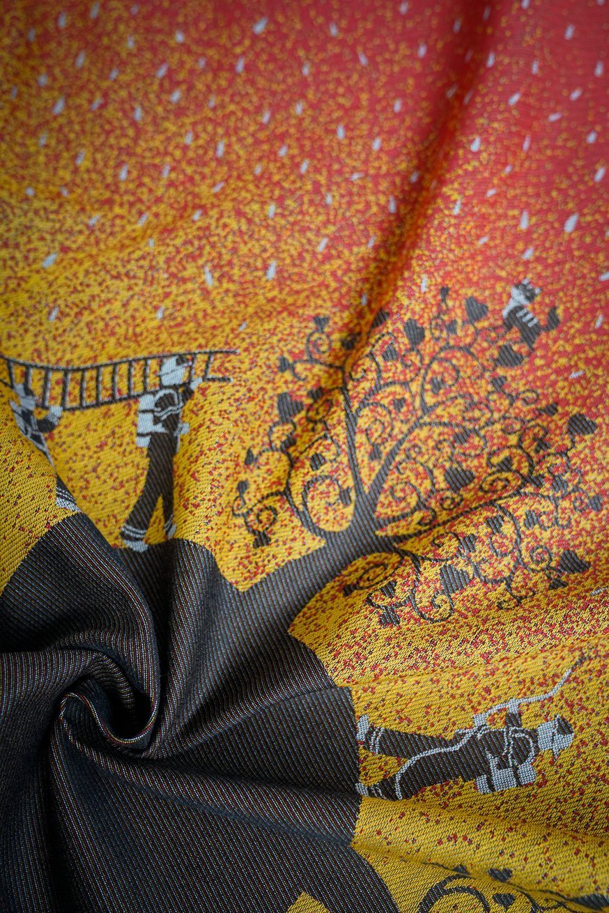 Écharpe de portage anneaux Jonas au pays du feu - KOKADI