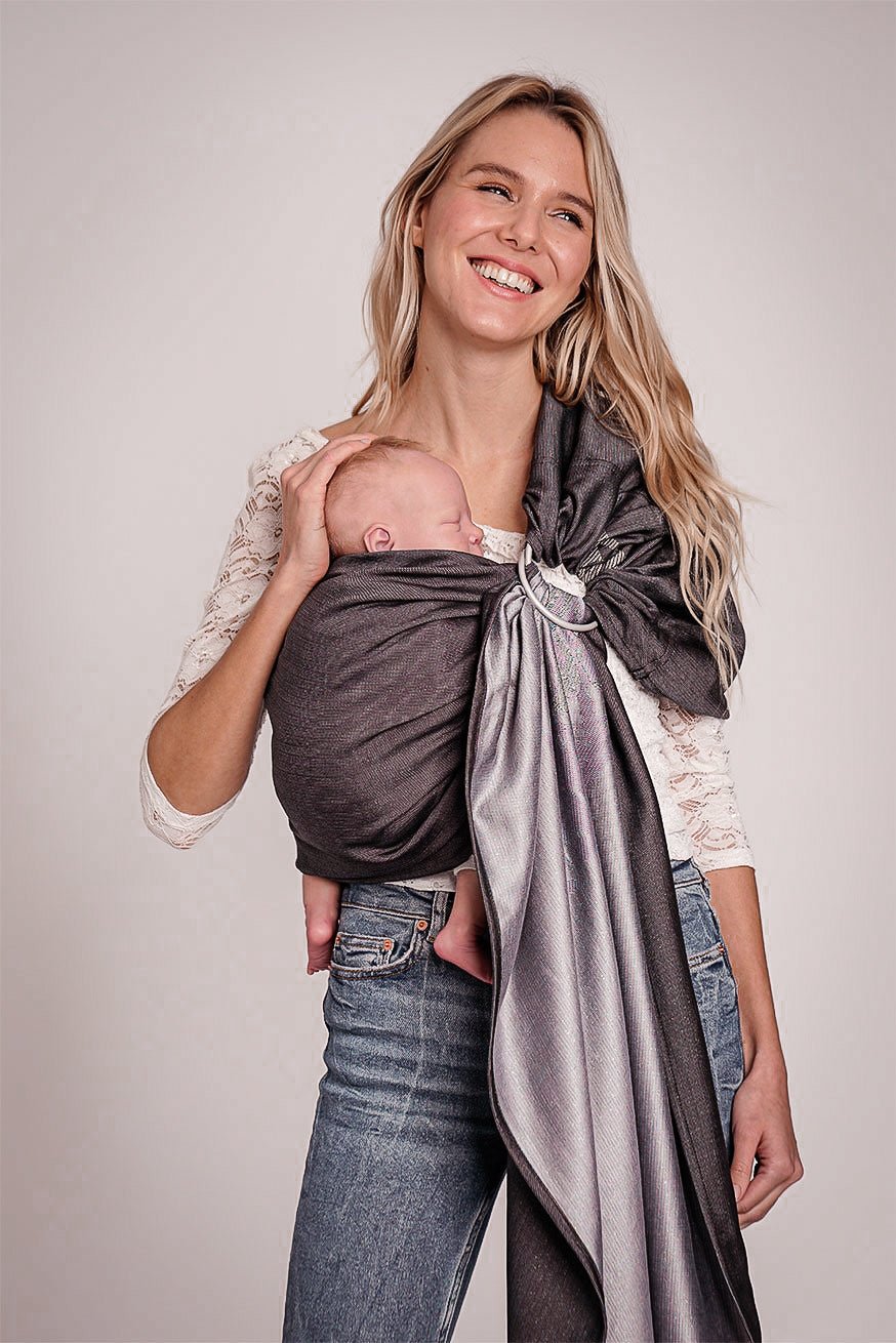 Écharpe de portage anneaux Lionne Alexandra - KOKADI