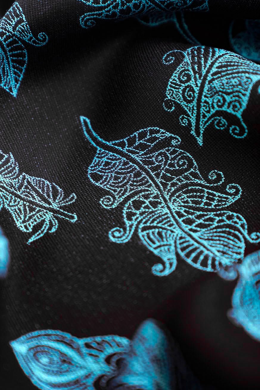 Écharpe de portage anneaux Mandala Plumes Alexandre - KOKADI