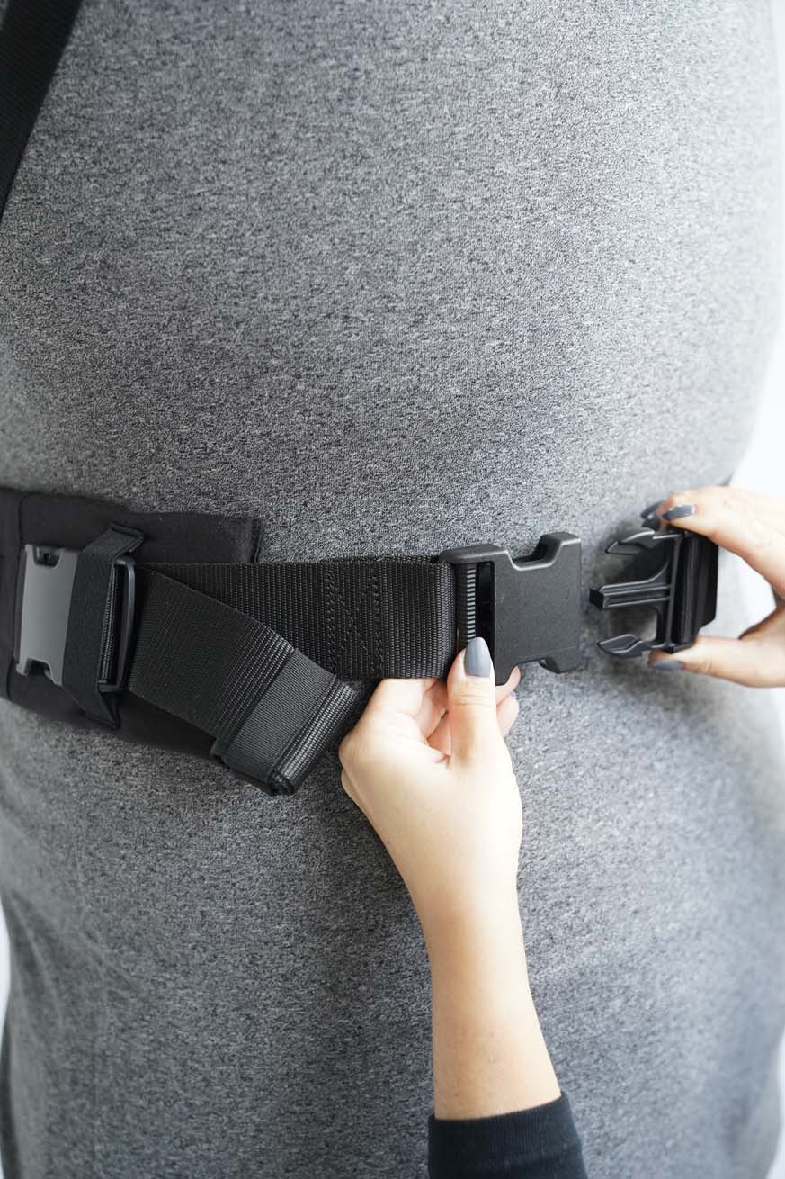 Barre de boucles d'extension de ceinture de hanche latérale carrée - KOKADI