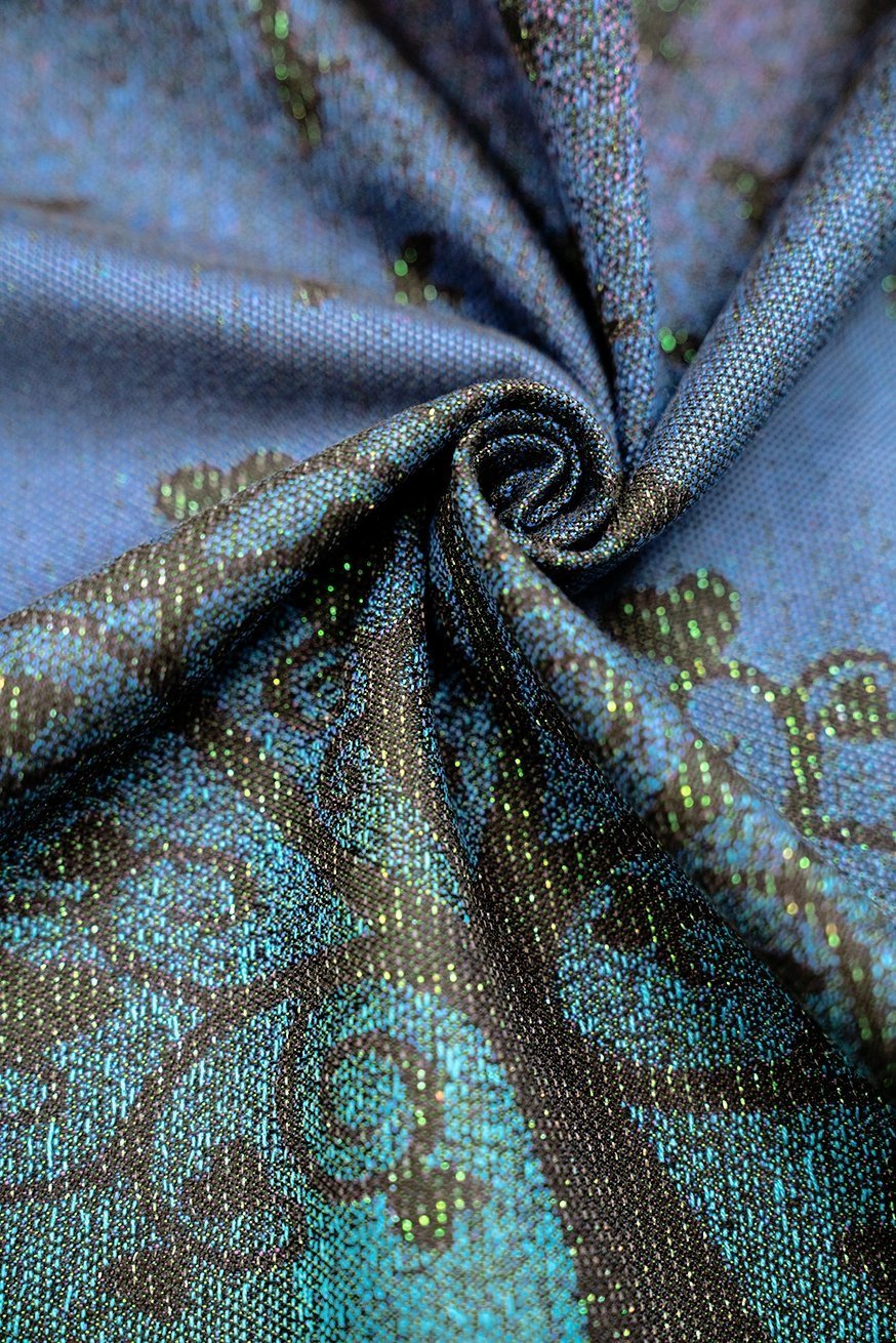 Écharpe de portage Pays des merveilles d'un bleu profond - KOKADI