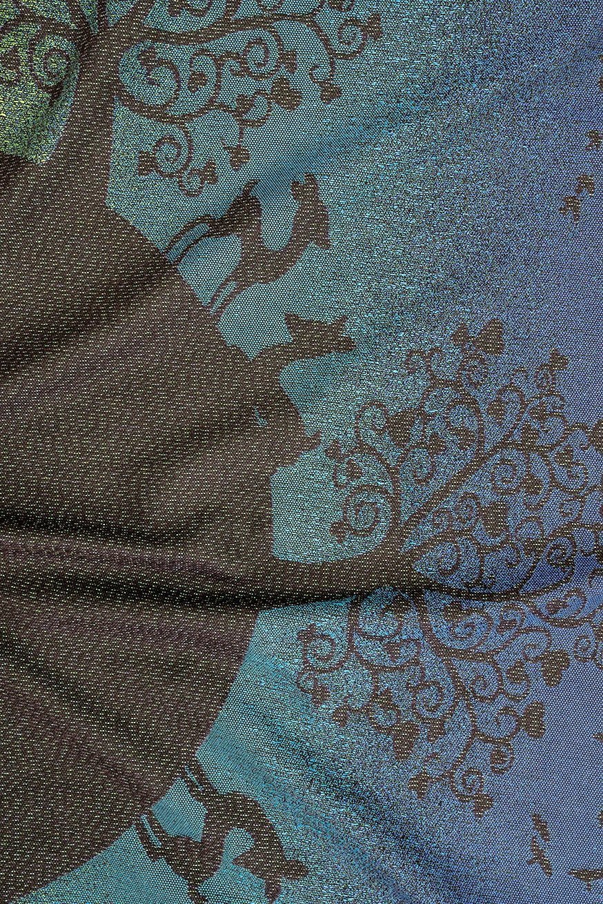 Écharpe de portage Pays des merveilles d'un bleu profond - KOKADI