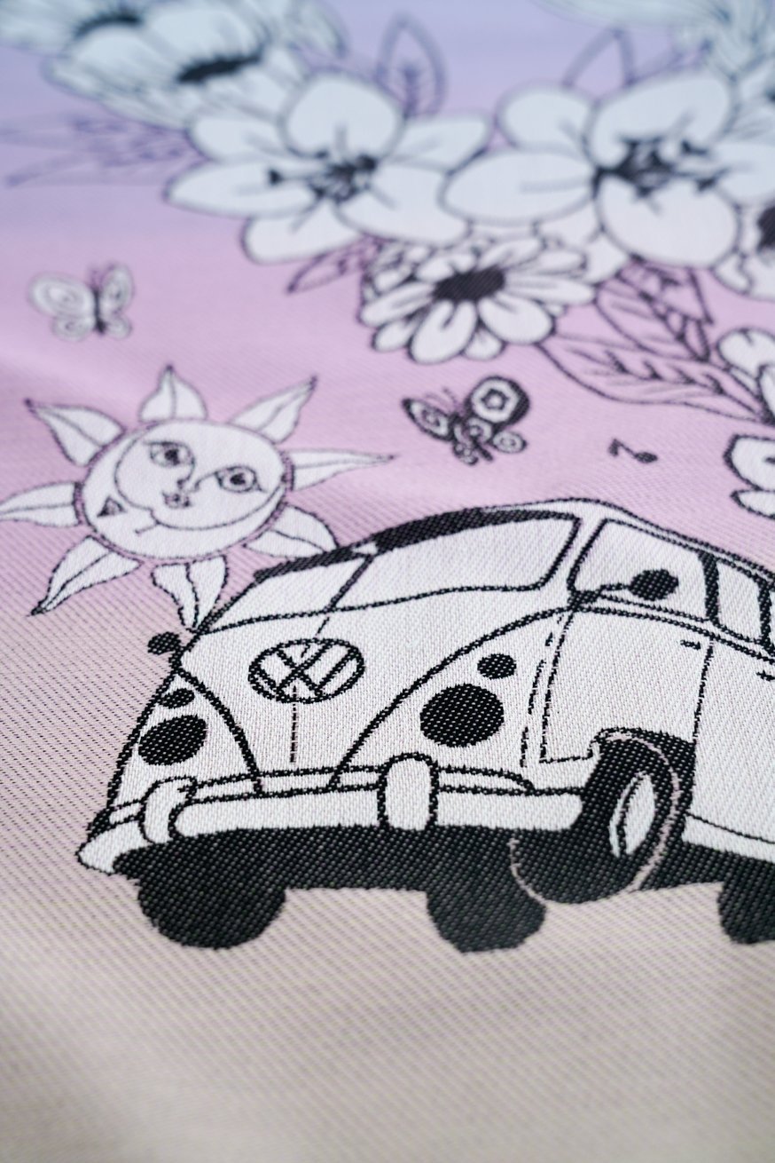 Écharpe de portage Marie hippie - KOKADI