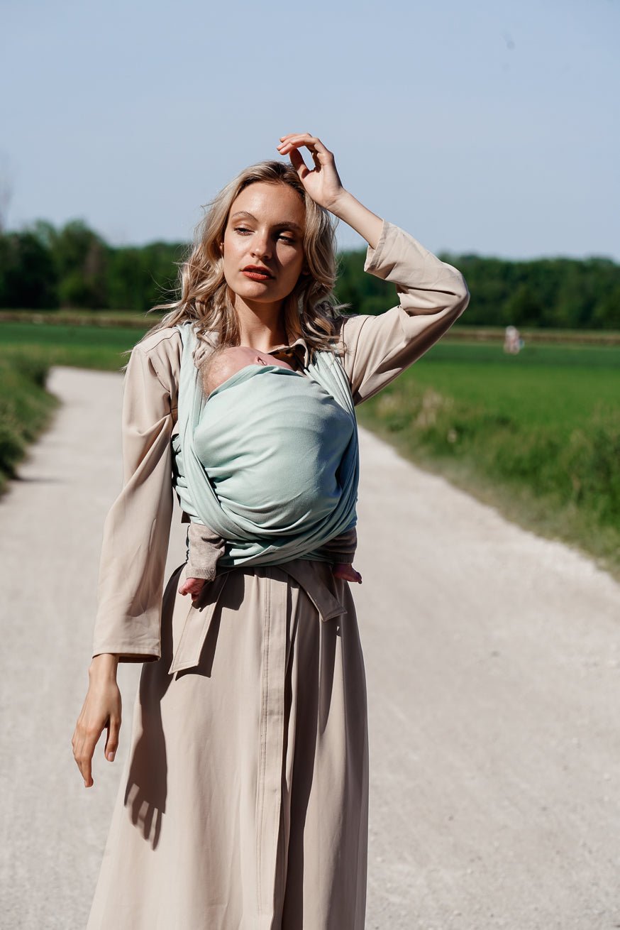 KOKADI Écharpe de portage juste de la menthe