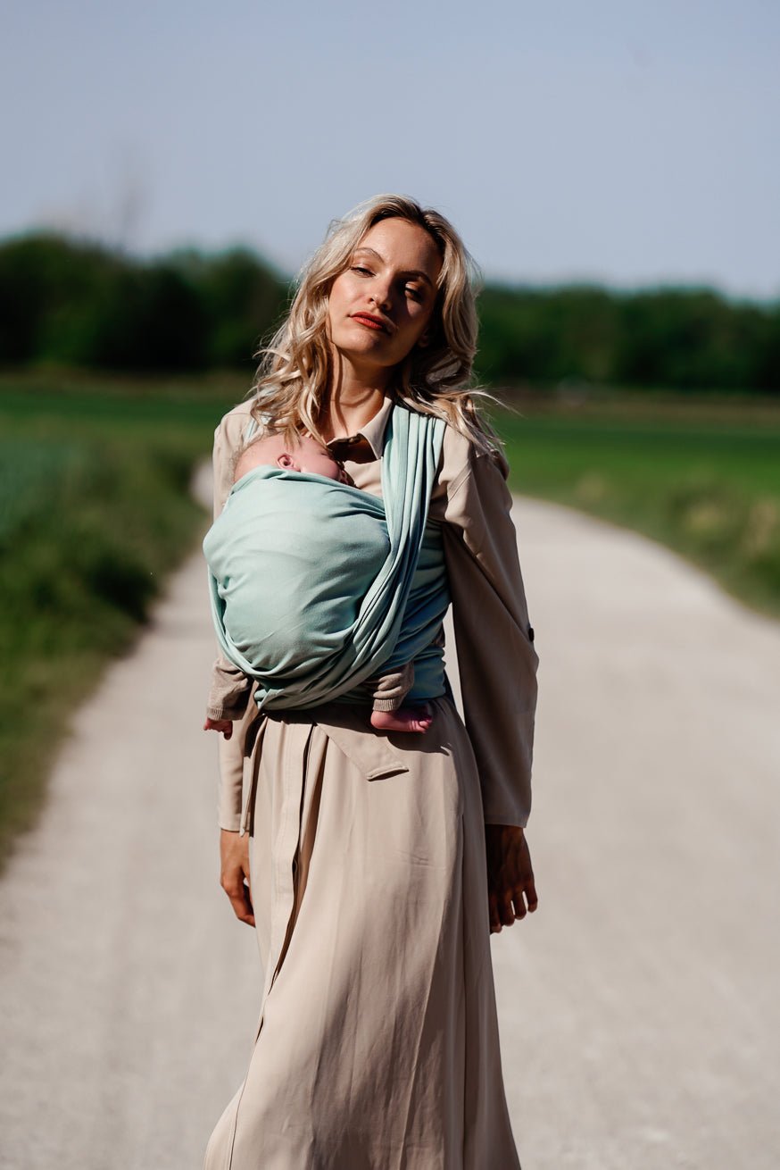 KOKADI Écharpe de portage juste de la menthe